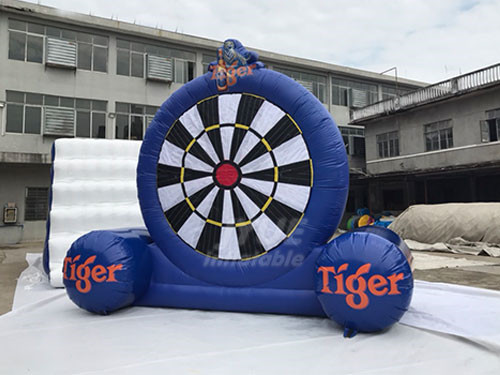 Inflatable Soccer Dart Board With Hook Loop / Inflatable Foot Dart Balls