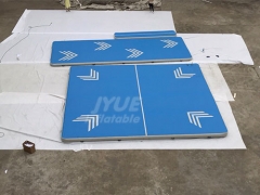 Customized Logo Airtrack Gymnastics Mat Inflatable Aqua Air Track With Free Pump