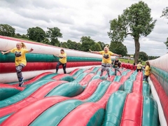 Design Build Obstacle Run Inflatable Sports Equipment Inflatable 5k Course For Sale