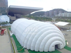 White Giant Inflatable Seashell Tent