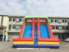 Blow Up Slide Double Lanes Inflatable Slide On Sale