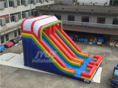 Blow Up Slide Double Lanes Inflatable Slide On Sale