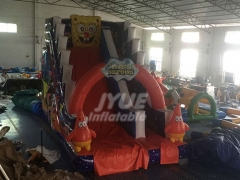 New Design Inflatable Games SpongeBob Inflatable Slide For Kids