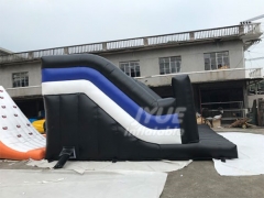 PVC Tarpaulin Kids Black Inflatable Dry Slide For Indoor Activities