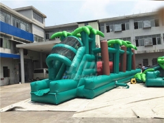 Ultimate Adult Kids Challenge Jungle Theme Large Inflatable Obstacle Course
