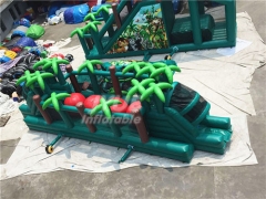 Ultimate Adult Kids Challenge Jungle Theme Large Inflatable Obstacle Course