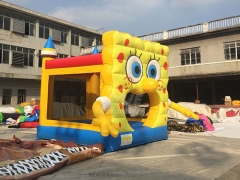 Indoor Inflatables Commercial SpongeBob Bounce House For Sale