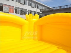 Indoor Jump House Yellow Kids Bouncy House Inflatables