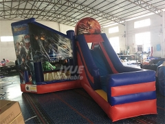 Combo Bouncy Castles Captain America Jump And Slide Dry Bouncer