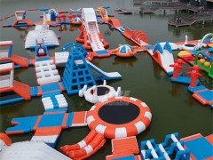 Giant Inflatable Trampoline Water Aquapark Water Park Equipment For Sale