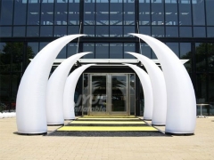 Custom Shaped And Logo Inflatable LED Pillar For Advertising