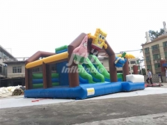 Bounce House And Slide Combo