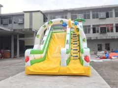 PVC Tarpaulin Cartoon Inflatable Water Slide Dry Slide For Adults or Kids Party or Rental Business