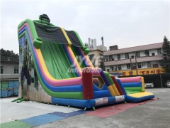 Colorful Inflatable Dry Slide Bouncy House Commercial Grade Kids Inflatable Slide
