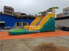 0.55mm PVC Tarpaulin Inflatable Water Slide And Pool