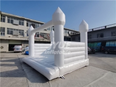 Commercial adults kids wedding white bounce house for party