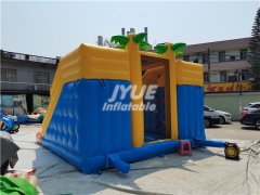 Commercial Kids Jumping jungle kids flatable water slide