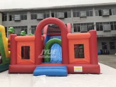 Red Obstacle Course Bounce House