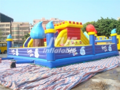 Large outdoor bouncy castle inflatable kids playground
