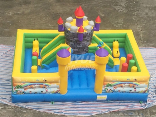 popular blow up indoor playground with air pump