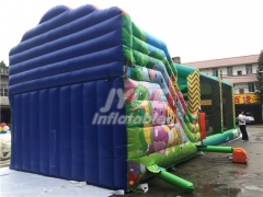 New design fun city animal zoo inflatable castle playground