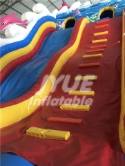 Attractive tarpaulin inflatable outside amusing playground inflatable fun city for kids