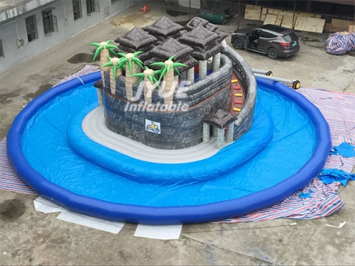 new design Commercial Adult And Kids Land Inflatable Amusement Water Park For Sale