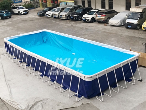 China supplies large adult outdoor inflatable water park metal frame inflatable water swimming pool