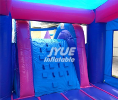 pink bounce house with slide Jyue-IC-090