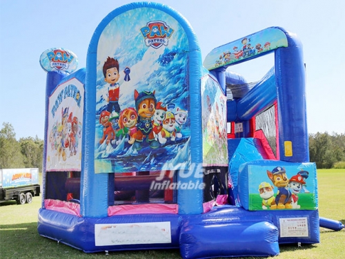 paw patrol bounce house with slide Jyue-IC-089