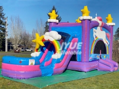 unicorn water slide bounce house Jyue-IC-082