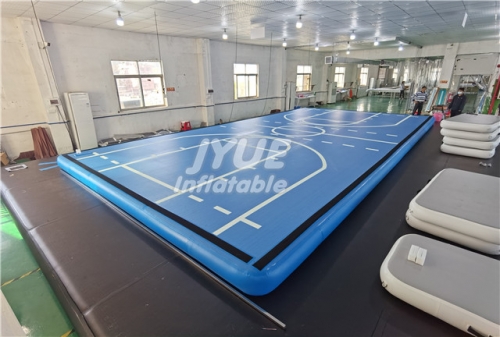 OEM Big Size Air Track Inflatable Gymnastic Inflatable Basketball Court Mat Airtrack Sport Court Jyue-SC-010