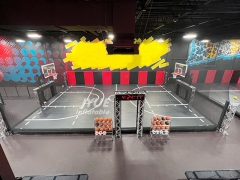 Drop Stitch Material Sports Equipment Indoor Air Track Floor Inflatable Basketball Court Jyue-SC-006