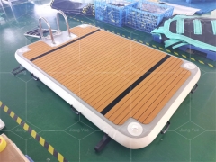 Factory Price Inflatable Deck Floating Dock in Water Sports Inflatable Water Platform