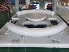 Perfect Water Sport for Family Inflatable Floating Platform Water Entertainment Equipment Floating Island Inflatable Aqua Bana