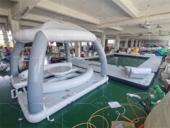 Perfect Water Sport for Family Inflatable Floating Platform Water Entertainment Equipment Floating Island Inflatable Aqua Bana