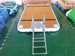 Factory Price Inflatable Deck Floating Dock in Water Sports Inflatable Water Platform