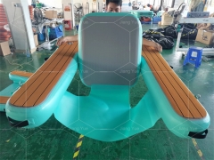 Drop Stitch Hammock Chair Float Pool on the Sea Outdoor Hangout Swimming Pool Air Inflatable Pool Chair for Water