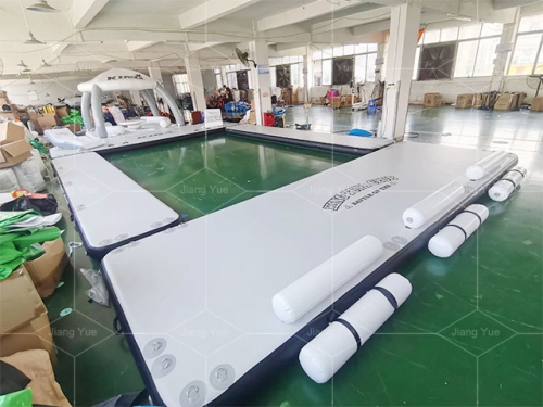 Perfect Water Sport for Family Inflatable Floating Platform Water Entertainment Equipment Floating Island Inflatable Aqua Bana