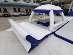 Hot Selling Water Playing Inflatable Floating Island Party Banas Aqua Water Banas Inflatable Party Park