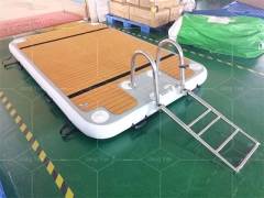 Factory Price Inflatable Deck Floating Dock in Water Sports Inflatable Water Platform