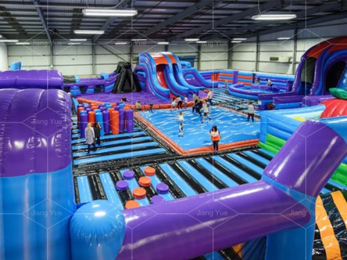 Factory Price Durable Funny Children Adults Large Indoor Inflatable Playground Theme Park Center