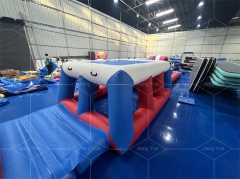 New Design Floating Aqua Park Pool Track Inflatable Obstacle Course