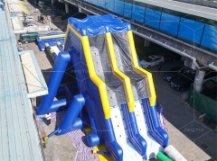 Big Outdoor Inflatable Hippo Water Long Slide for Beach Playground Park