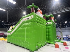 Commercial Outdoor PVC Tiger Inflatable Water Slide for Kids Eco-Friendly Customizable Color Logo Inground Pool Use