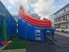 China Manufacturer Customized Low Price Big Inflatable Rainbow Water Slide for Pool
