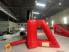 Play Game Kids Inflatable Soccer Dart Target Board with Sticky Ball