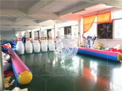 Party Rental Commercial Inflatable Bowling Set Game Bowling Alley Game for Kids and Adults