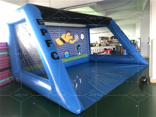0.55mm PVC Tarpaulin Inflatable Soccer Goal Set for Football Kick Shooting Game & Penalty Shootout