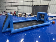 Blue Inflatable Soapy Football Field Outdoor Sport Bubble Inflatable Soccer Paintball Area